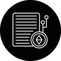 Smart Contract Vector Icon