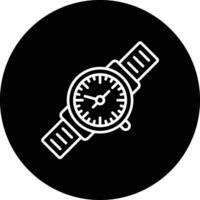 reloj, vector, icono vector