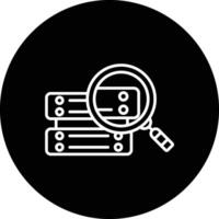 Data Query Vector Icon