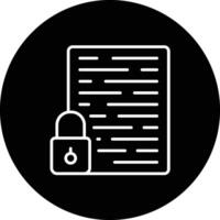 Information Privacy Vector Icon