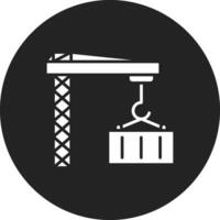 Container Crane Vector Icon