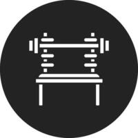 Adjustable Bench Vector Icon