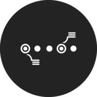 Circle Accent Timeline Vector Icon