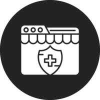 Online Insurance Enrollment Vector Icon