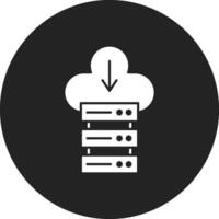 Cloud Database Vector Icon