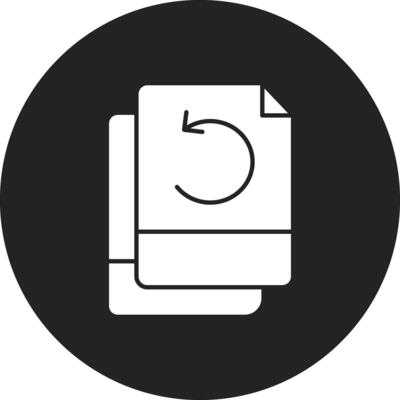 File Backup Vector Icon