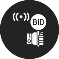 Live Bidding Vector Icon