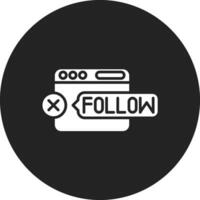 No Follow Vector Icon
