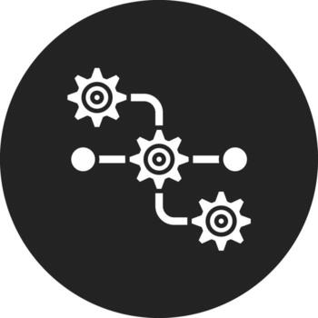 Workflow Process Vector Icon