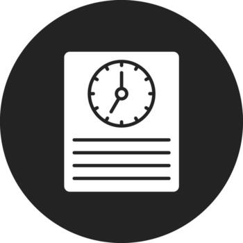 Time Tracking Vector Icon