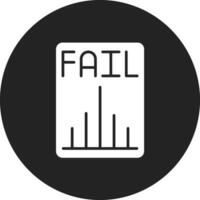 Business Fail Vector Icon