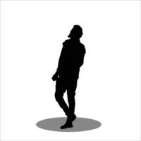 Men silhouette vector