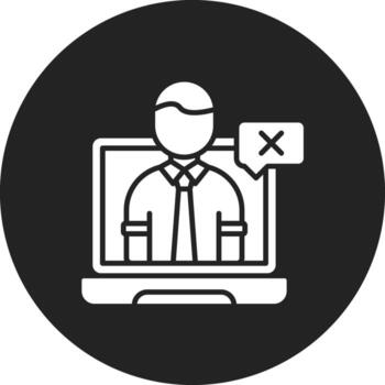 Wrong User Vector Icon