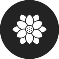 flor de pascua vector icono