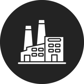 icono de vector de fábrica
