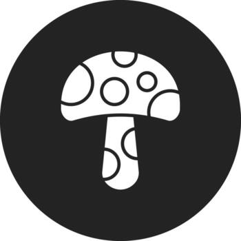 icono de vector de hongos