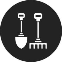 Rake And Hoe Vector Icon