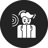 auditivo alucinación vector icono