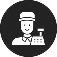 Cashier Male Vector Icon