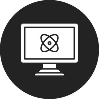 cuántico informática vector icono