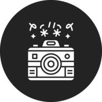 New Year Camera Vector Icon