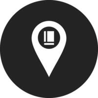 Library Location Vector Icon