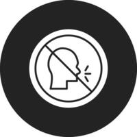 No Talking Vector Icon