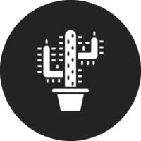 icono de vector de cactus