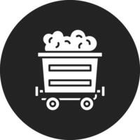 Mining Cart Vector Icon