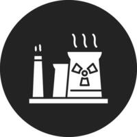 Nuclear Plant Vector Icon