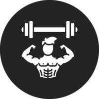 Weightlifter Vector Icon