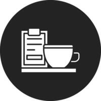 icono de vector de menú de café