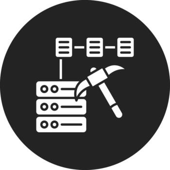 Data Mining Vector Icon