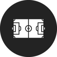 icono de vector de campo de fútbol