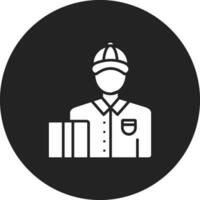 Delivery Man Vector Icon