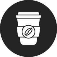 café para llevar vector icono