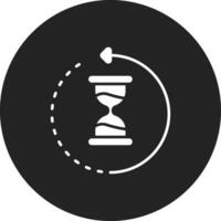 icono de vector de reloj de arena