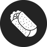 burrito vector icono