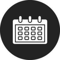 icono de vector de calendario