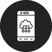 Mobile Cloud Vector Icon