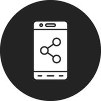 Mobile Share Vector Icon