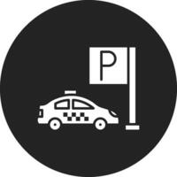 icono de vector de estacionamiento