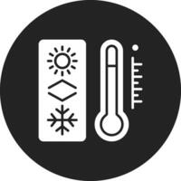 icono de vector de termostato