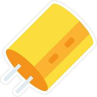 Capacitor Vector Icon