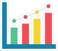 Growth Diagram Vector Icon