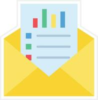 Email Statistics Vector Icon