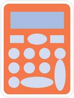 icono de vector de calculadora