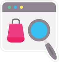 Product Browsing Vector Icon