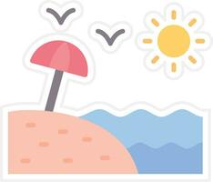 Beach Vector Icon