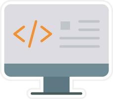 Web Coding Vector Icon